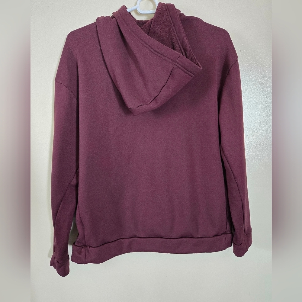 Nike Men's Burgundy Crewneck Hoodie Size Small - Picture 5 of 8